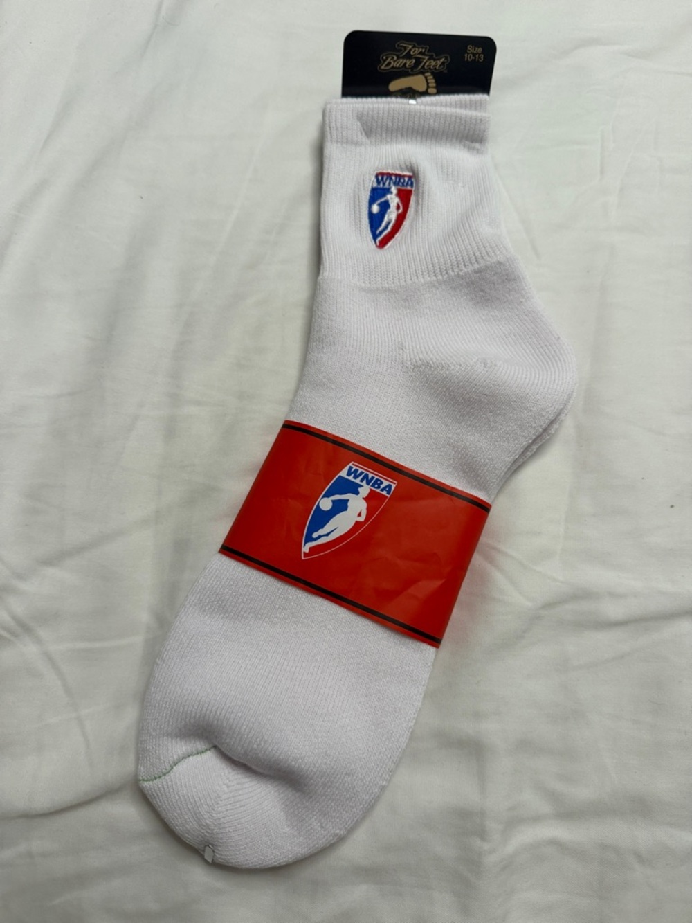 Vintage Authentic WNBA Original Logo Crew Socks